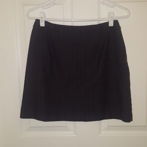 Wool pinstripe miniskirt, Banana Republic